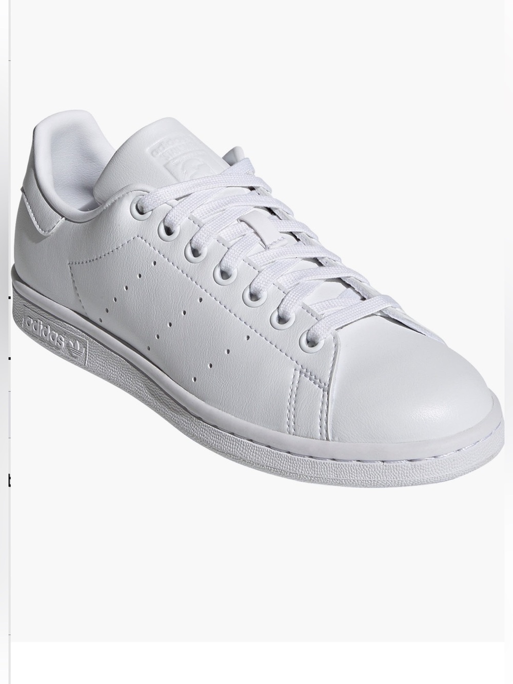 Adidas Primegreen Stan Smith Lace-Up White Sneakers - worn once! Size 9